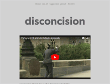 Tablet Screenshot of disconcision.com